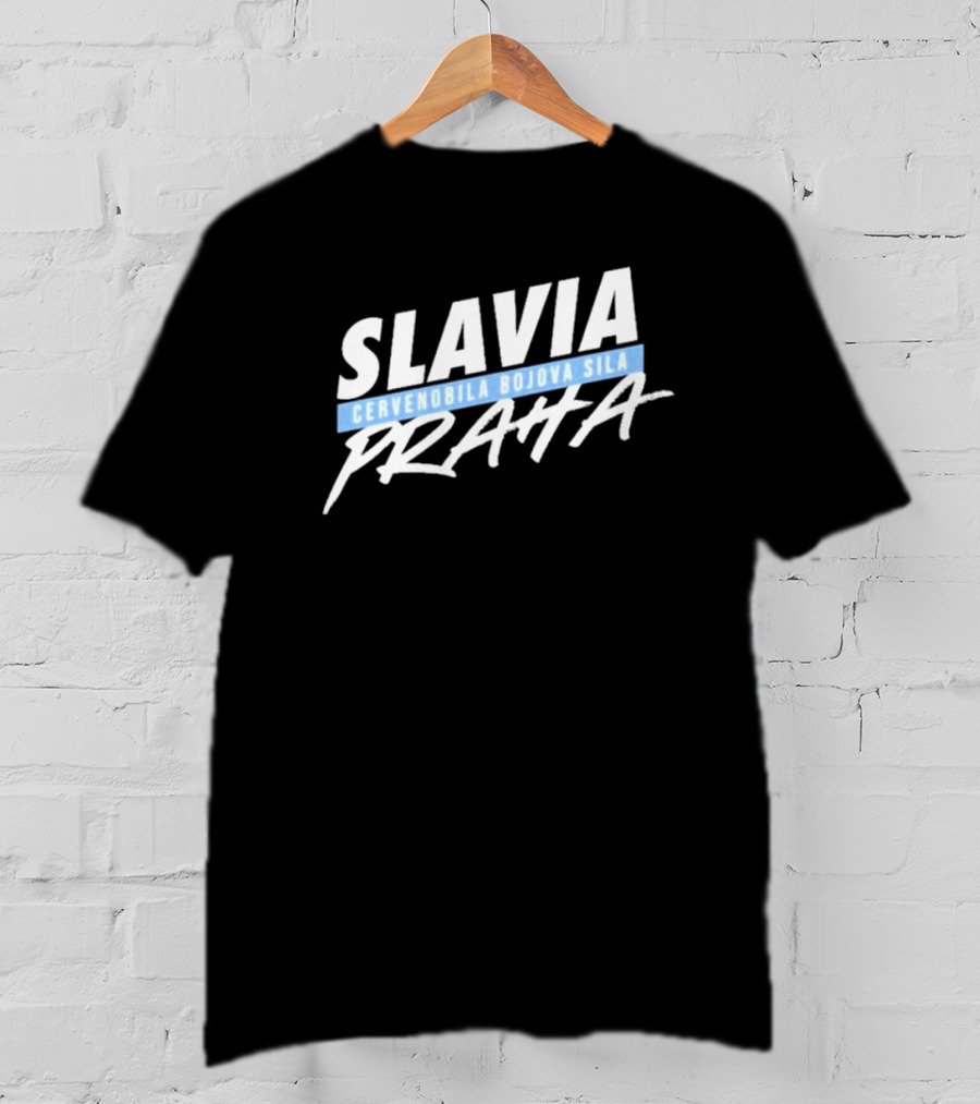 Slavia Cervenobila Bojova Sila Praha T-Shirt