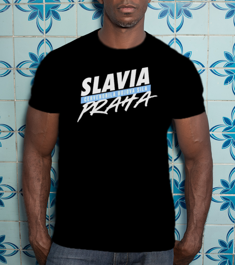Slavia Cervenobila Bojova Sila Praha T-Shirt