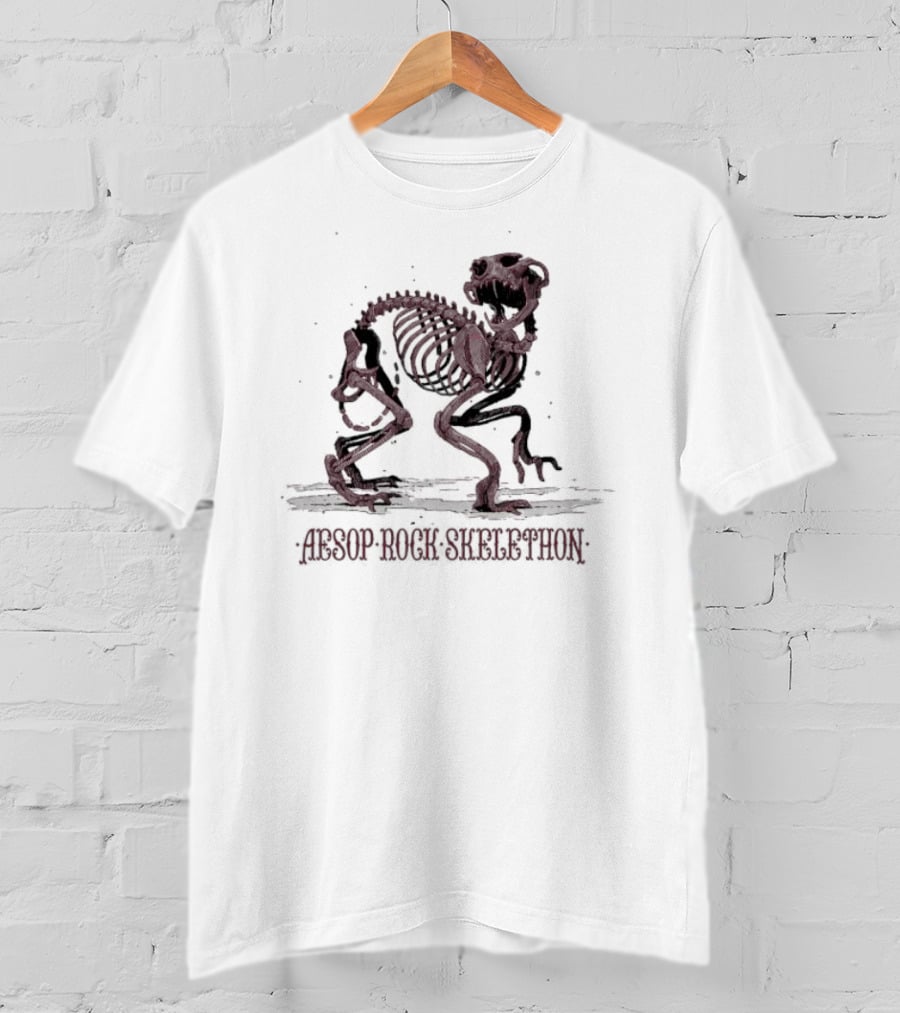 Aesop Rock Skelethon Whiskers T-Shirt