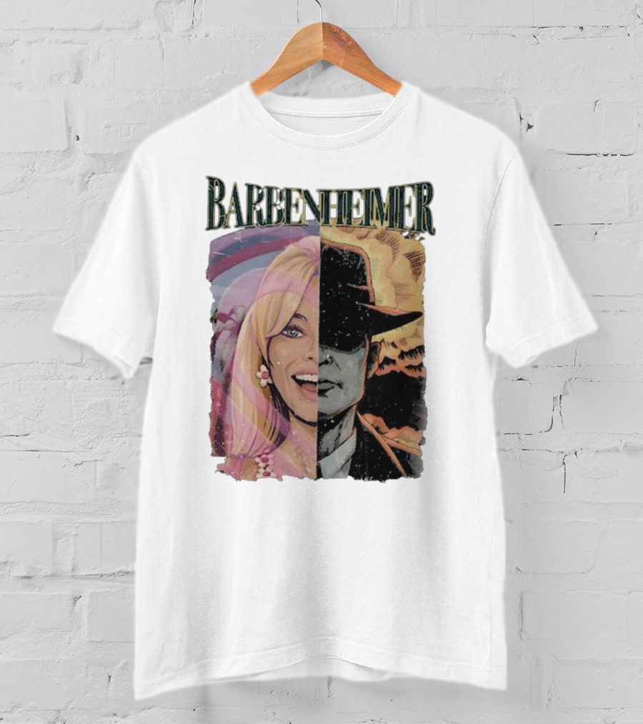 Barbenheimer Vintage I Survived Barbie Oppenheimer Fusion Uk Best Bernheimer India T-Shirt