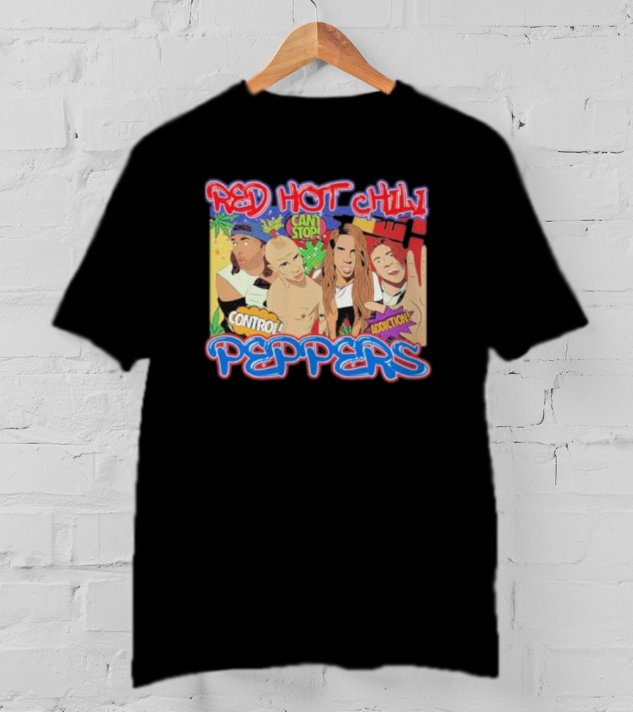 Red Hot Chili Peppers Can't Stop Control Addiction T-Shirt