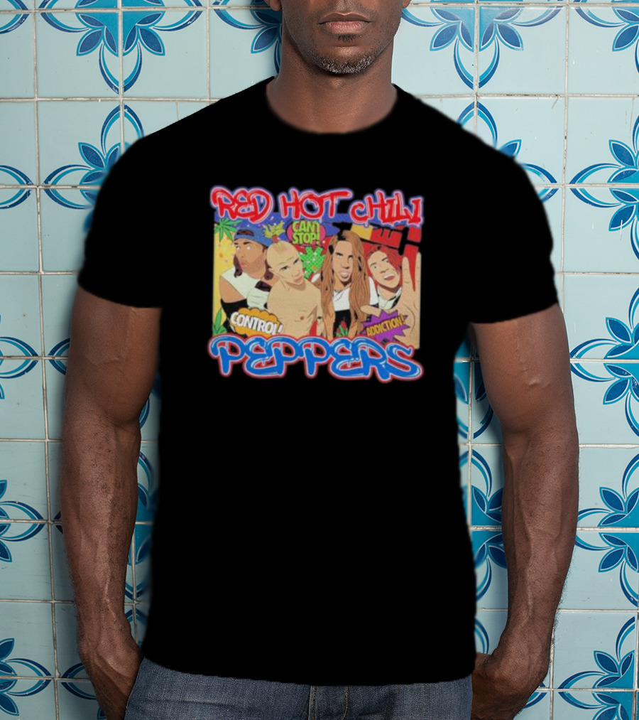 Red Hot Chili Peppers Can't Stop Control Addiction T-Shirt
