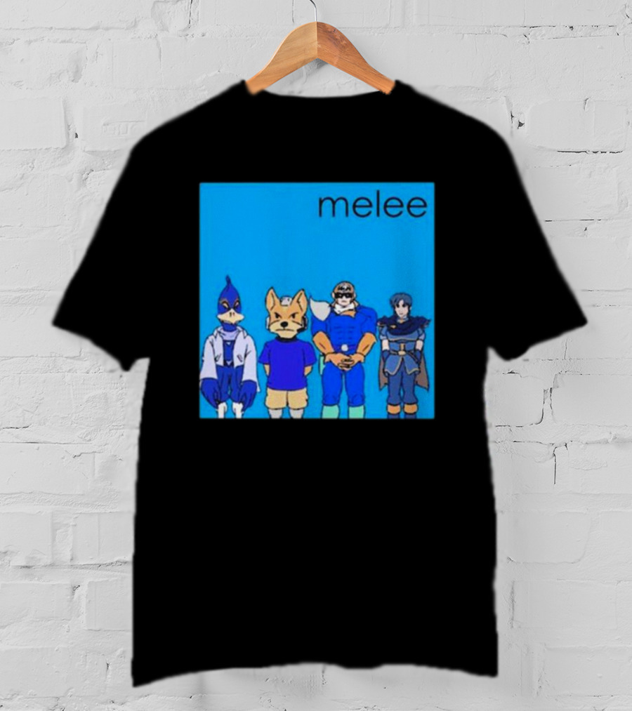 Start GG Shop Melee Blue Album Video Game Characters T-Shirt