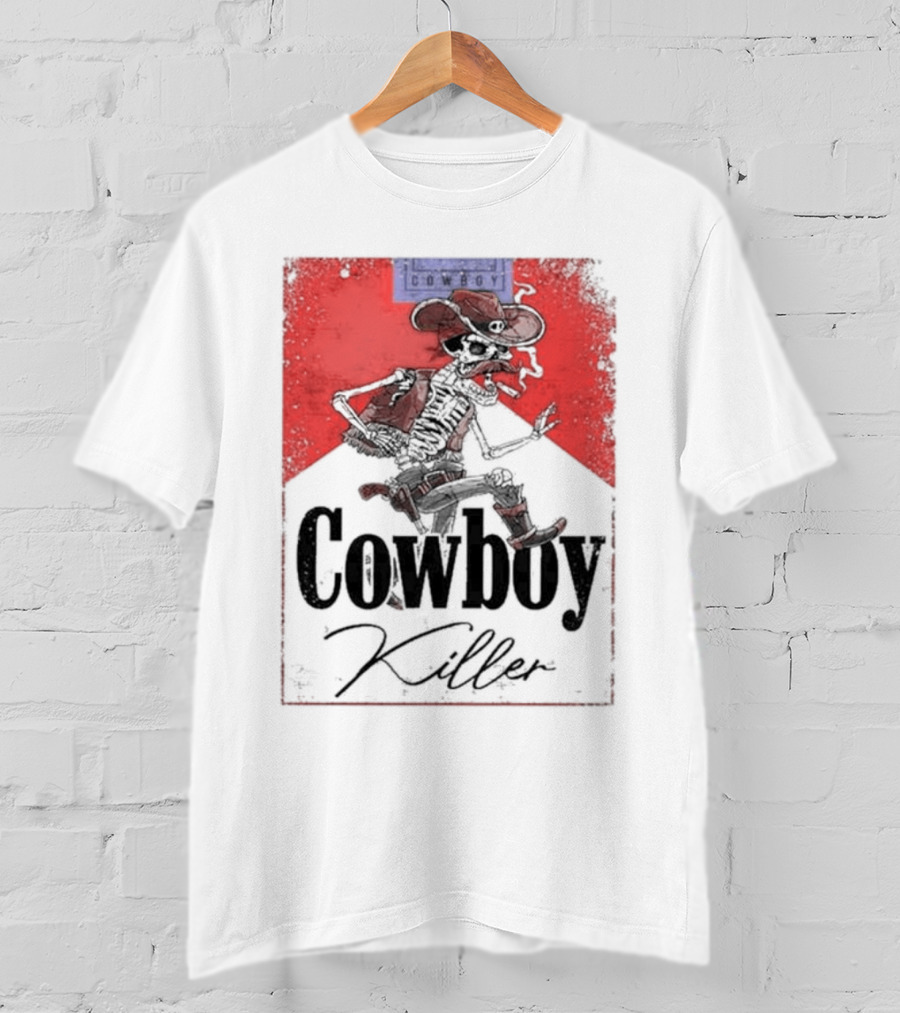 Cowboy Killer Jason Aldean Skeleton Cowboy T-Shirt