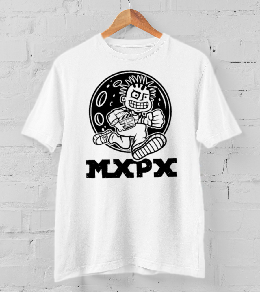 Mxpx Find A Way Home Moon Space PX Moon Punk Character T-Shirt