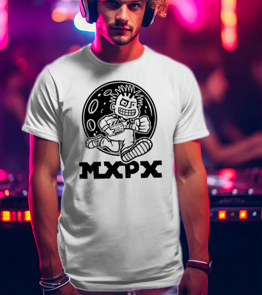Mxpx Find A Way Home Moon Space PX Moon Punk Character T-Shirt