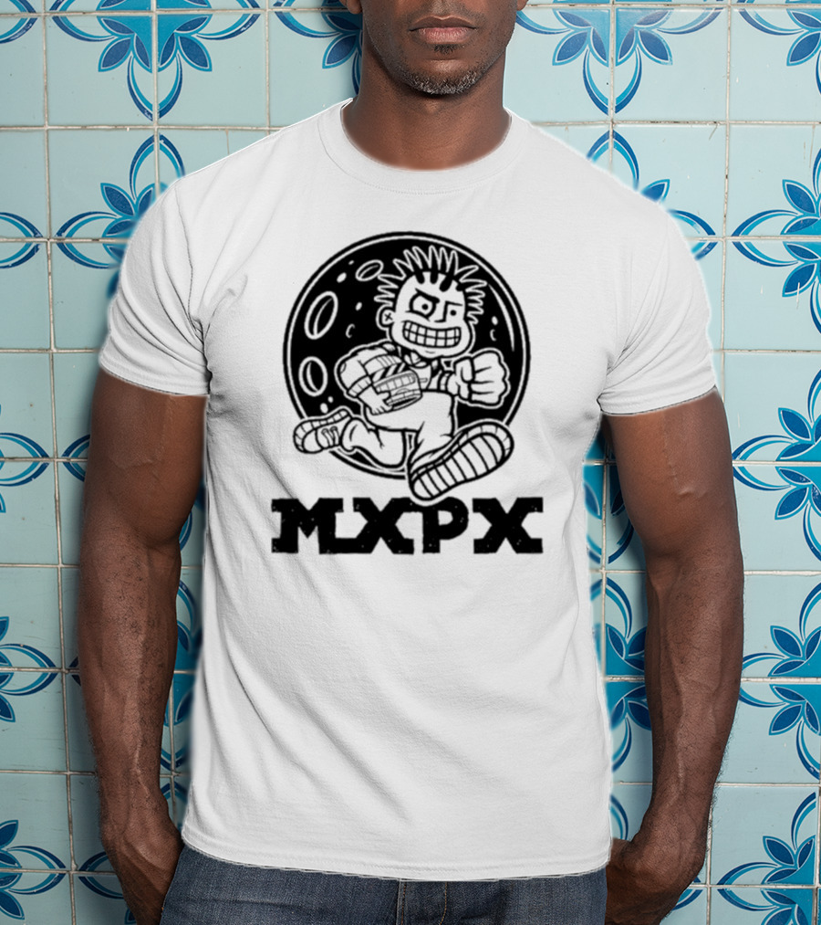 Mxpx Find A Way Home Moon Space PX Moon Punk Character T-Shirt