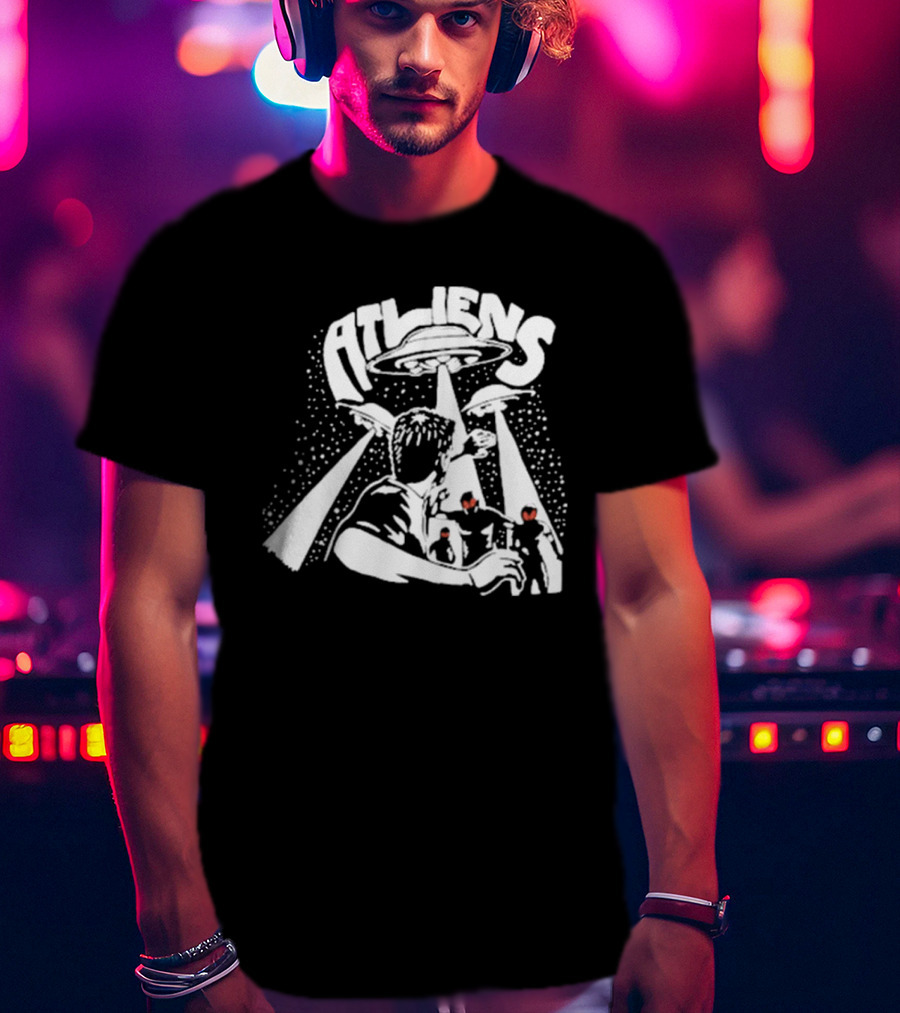 ATLien Abduction Escape With UFO Beam Encounter T-Shirt