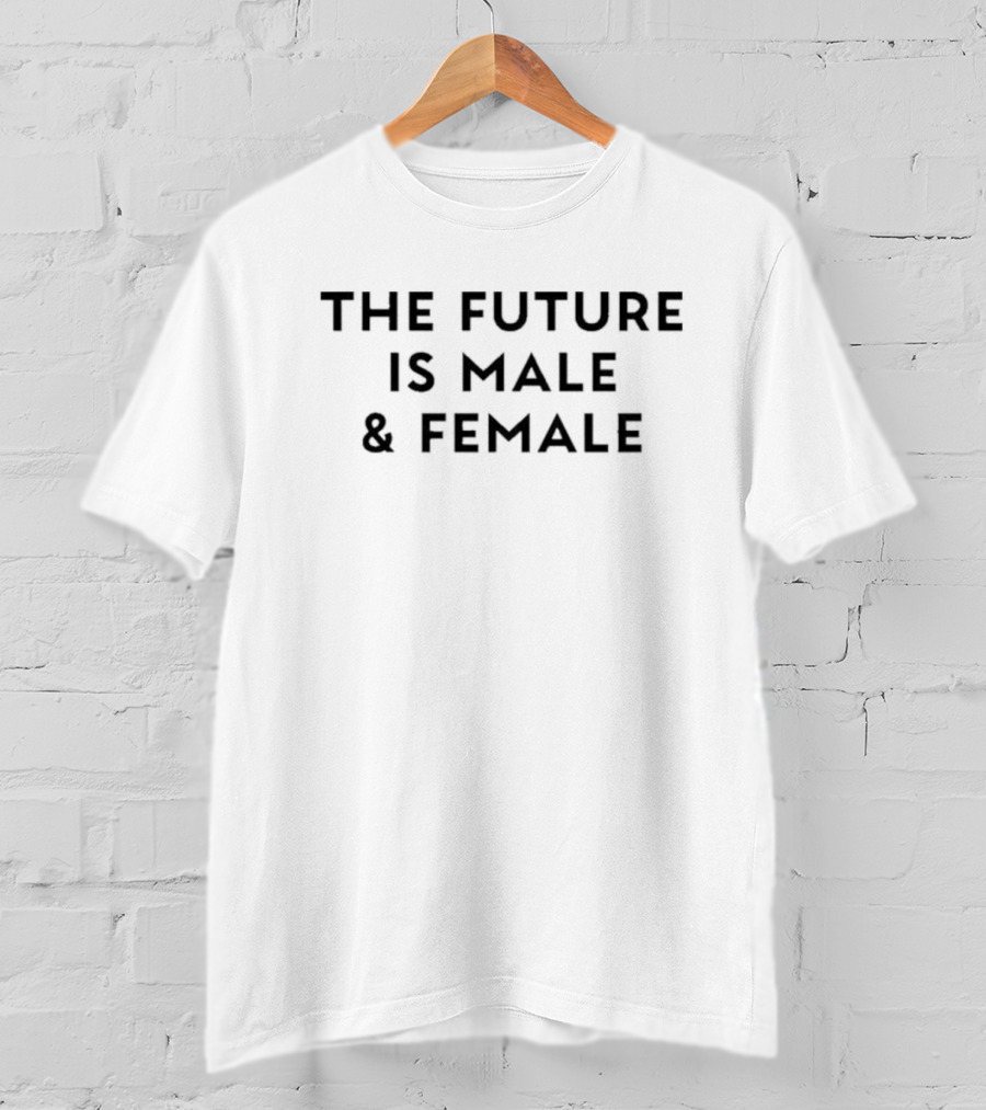Christina Crenshaw PhD The Future Is Male And Female T-Shirt