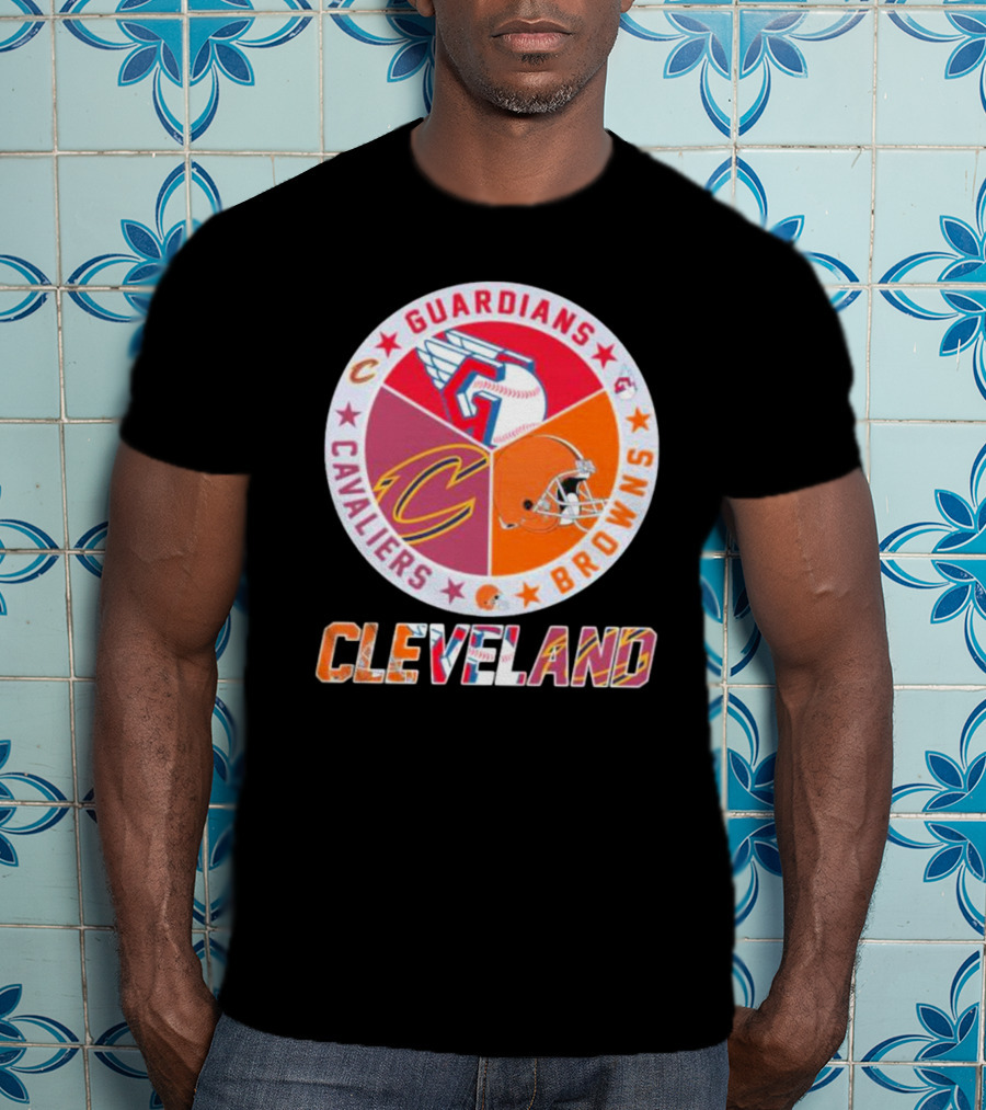 Cleveland Cavaliers Guardians Browns T-Shirt