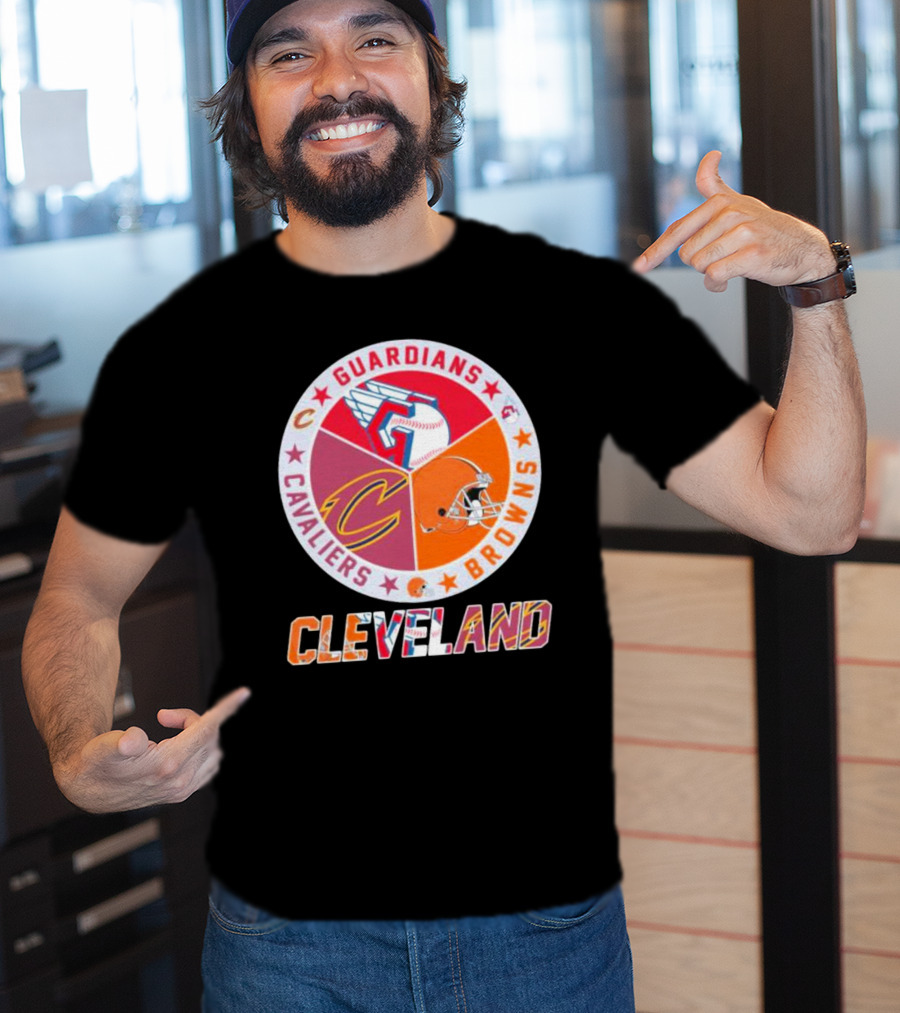 Cleveland Cavaliers Guardians Browns T-Shirt