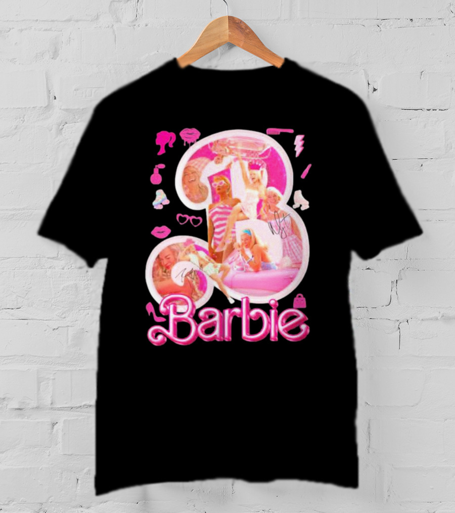Barbie Pink Glam Fashion Icons Party T-Shirt