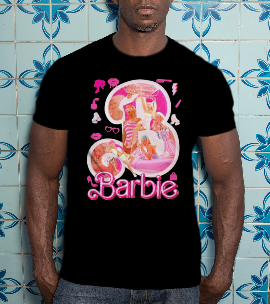 Barbie Pink Glam Fashion Icons Party T-Shirt