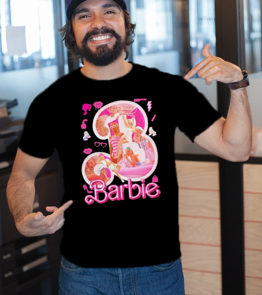 Barbie Pink Glam Fashion Icons Party T-Shirt