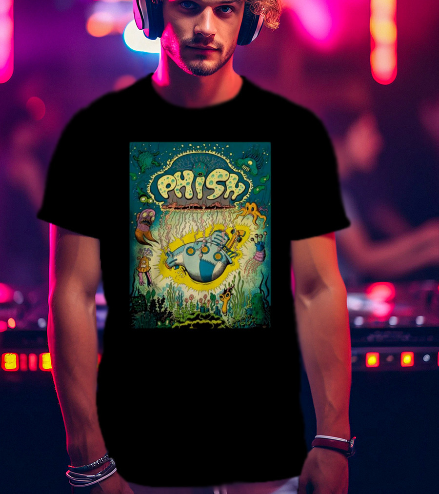 Phish Submarine Underwater Adventure Syracuse T-Shirt