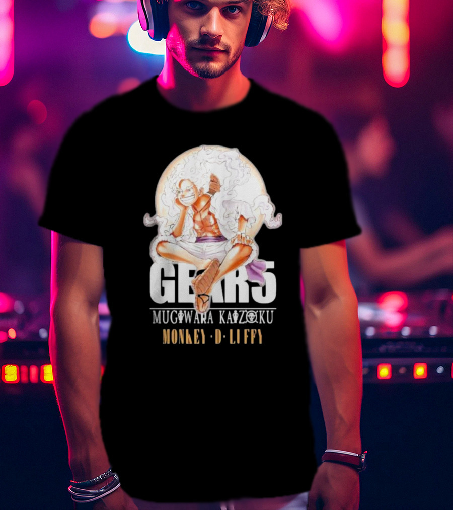 Monkey D Luffy Gear 5 Mugiwara Kaizoku T-Shirt