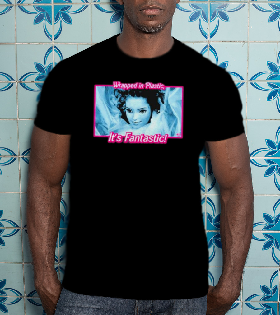 Barbie Wrapped In Plastic It's Fantastic Retro Style Photography T-Shirt
