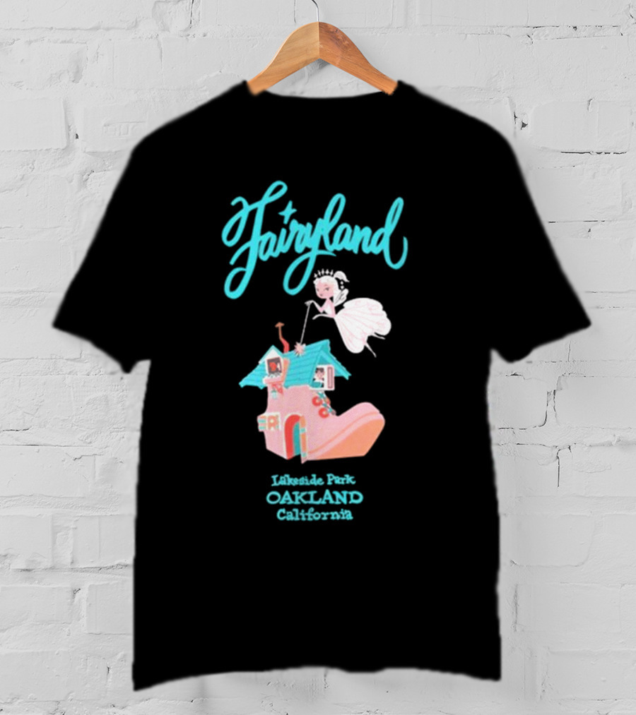 Fairyland Lakeside Park Oakland California Oaklandish Merch Fairy T-Shirt