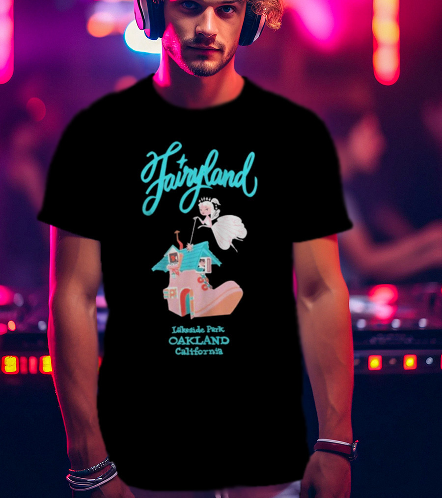 Fairyland Lakeside Park Oakland California Oaklandish Merch Fairy T-Shirt