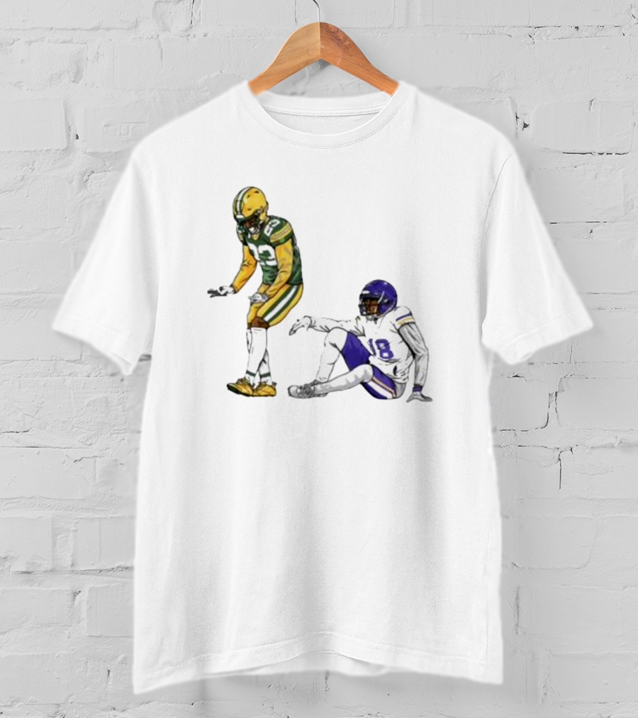 Aaron Nagler Ja Gritty Packers Vikings Dance T-Shirt