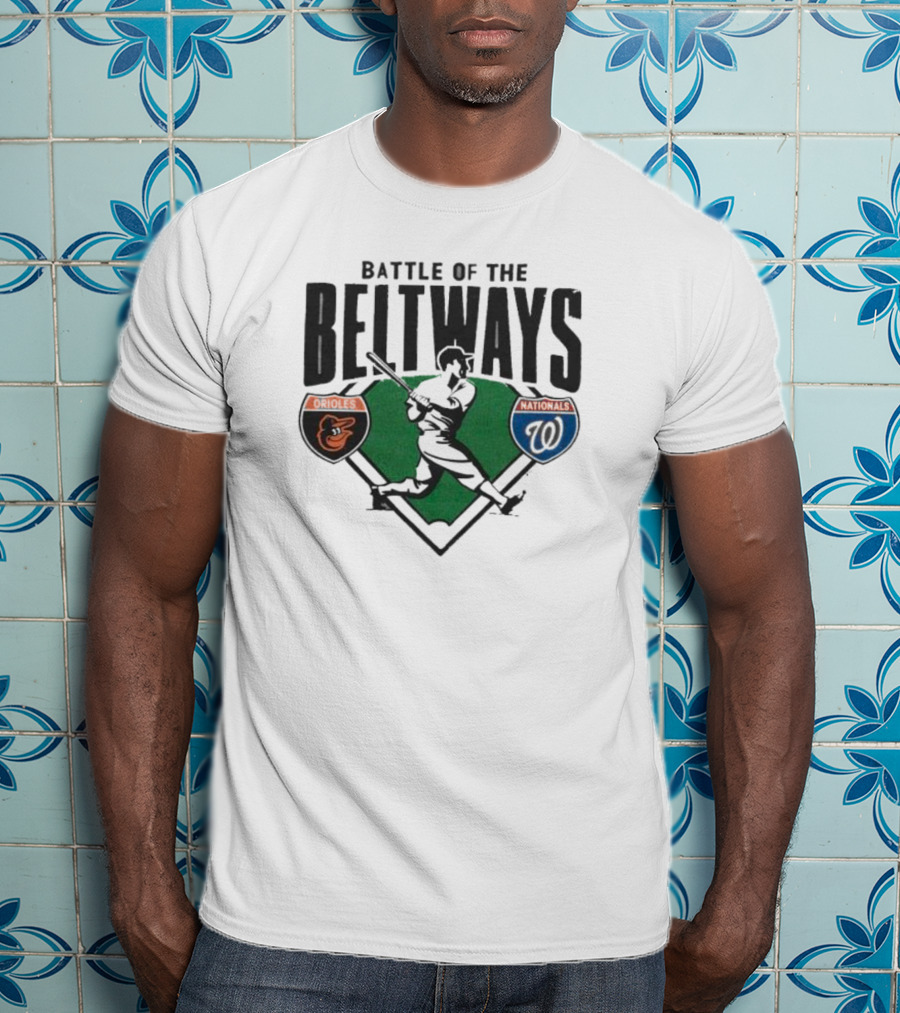 Battle Of The Beltways Orioles Nationals Baseball Rivalry Matchup T-Shirt