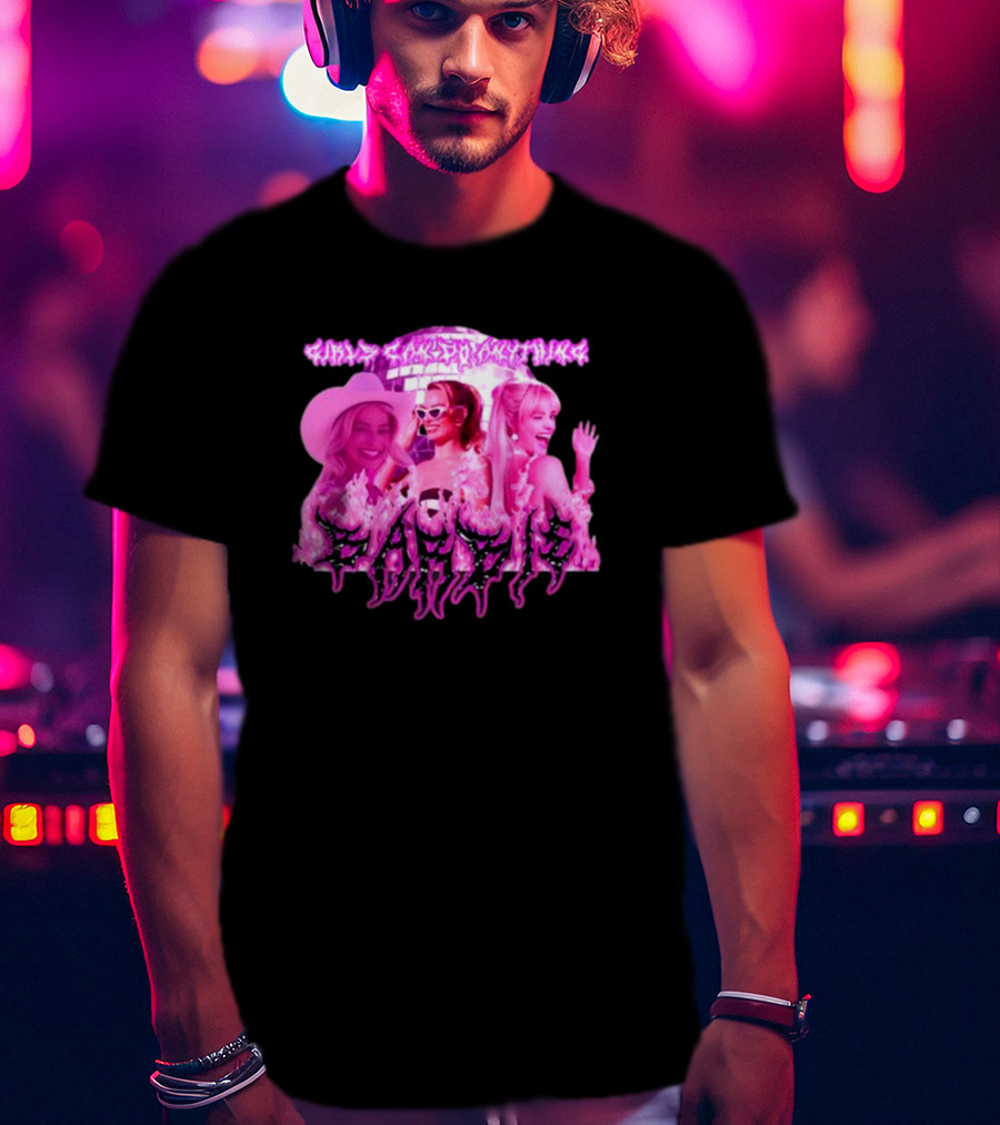 Sadstreet Margot Robbie Barbie Girls Can Do Anything T-Shirt