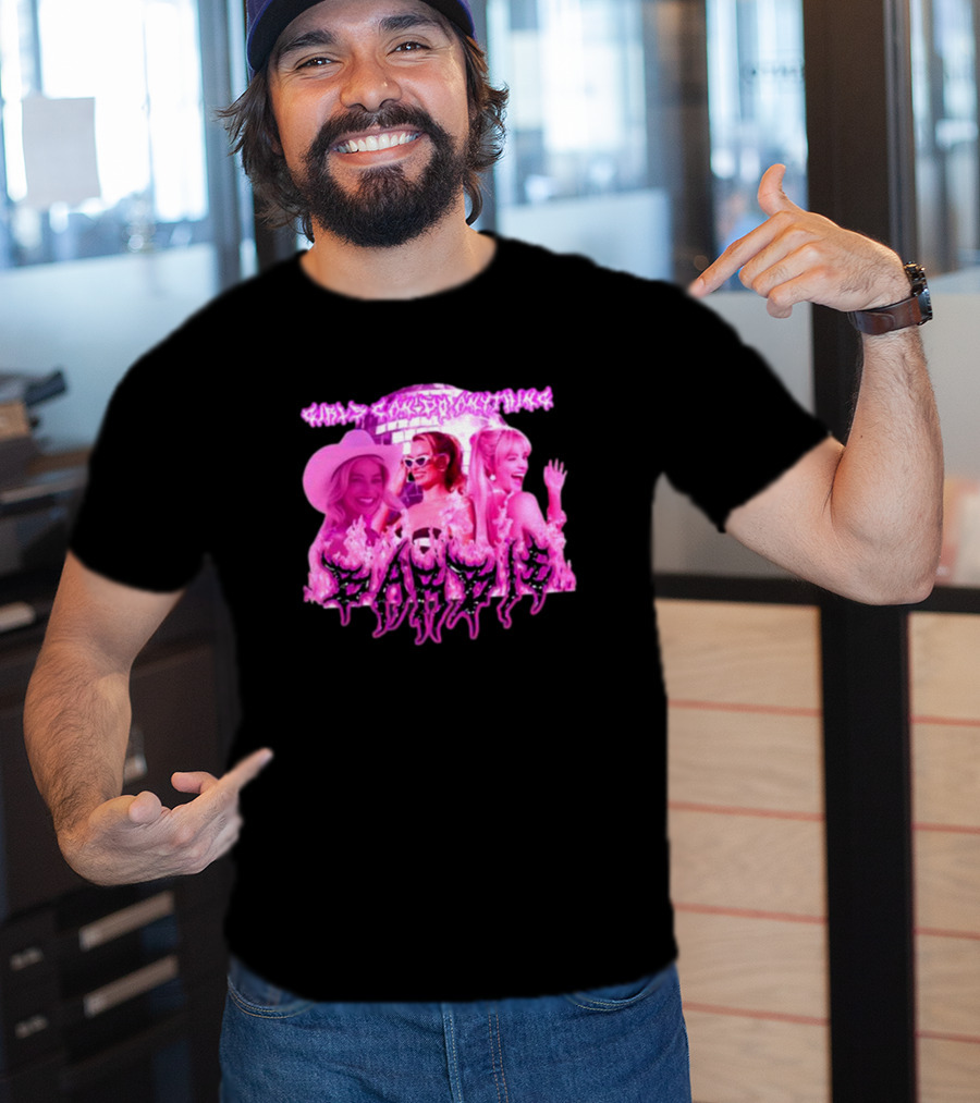 Sadstreet Margot Robbie Barbie Girls Can Do Anything T-Shirt