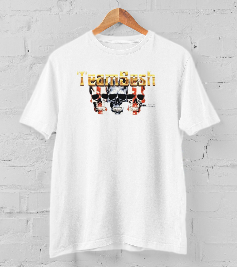 Teamsesh Ride Slow Smoke Fast Dirt Road Low Class Skulls T-Shirt