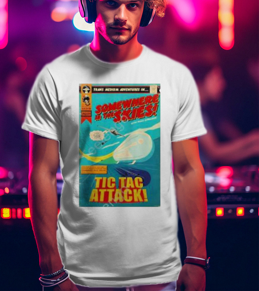 Trans Medium Adventures Somewhere In The Skies Tic Tac Attack T-Shirt