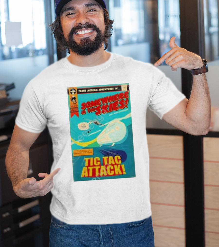 Trans Medium Adventures Somewhere In The Skies Tic Tac Attack T-Shirt
