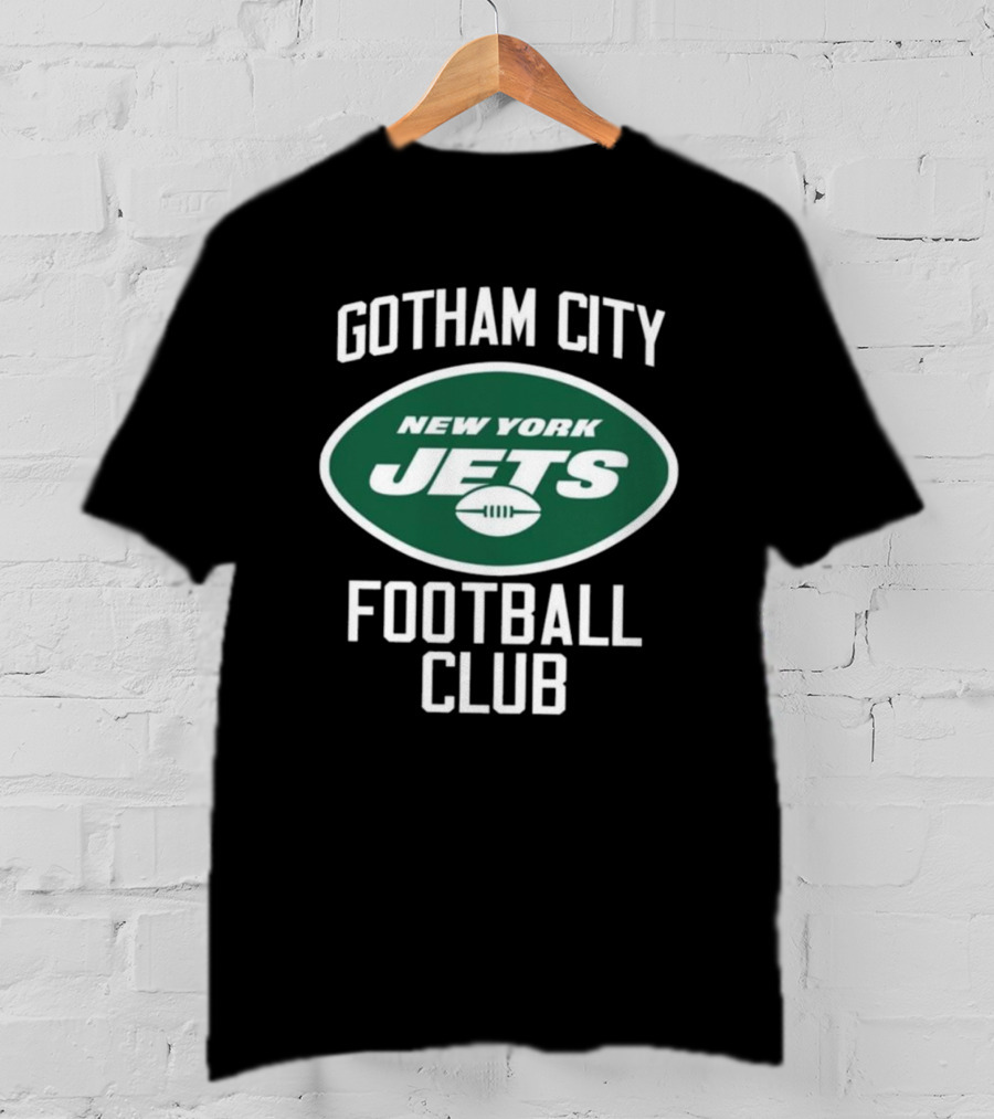 New York Jets Gotham City Football Club New York Football T-Shirt