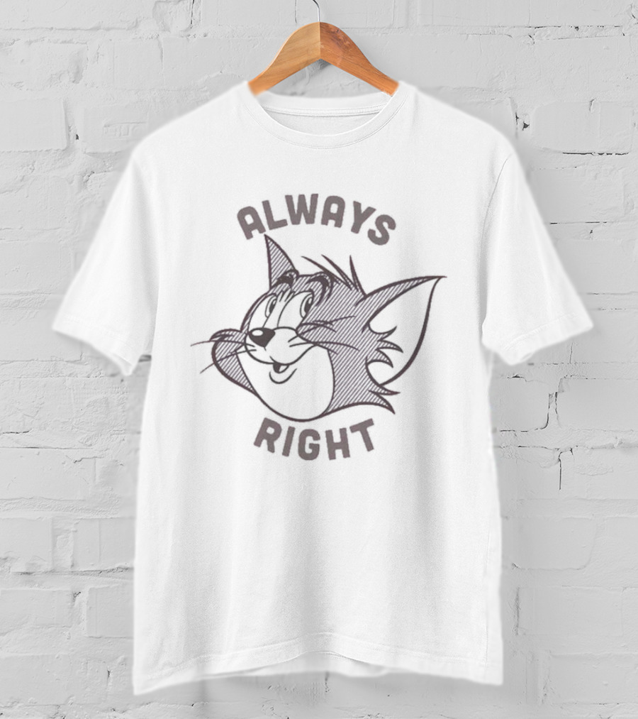 Always Right Tom Was Right Blink 182 Aliens Exist Tom And Jerry T-Shirt