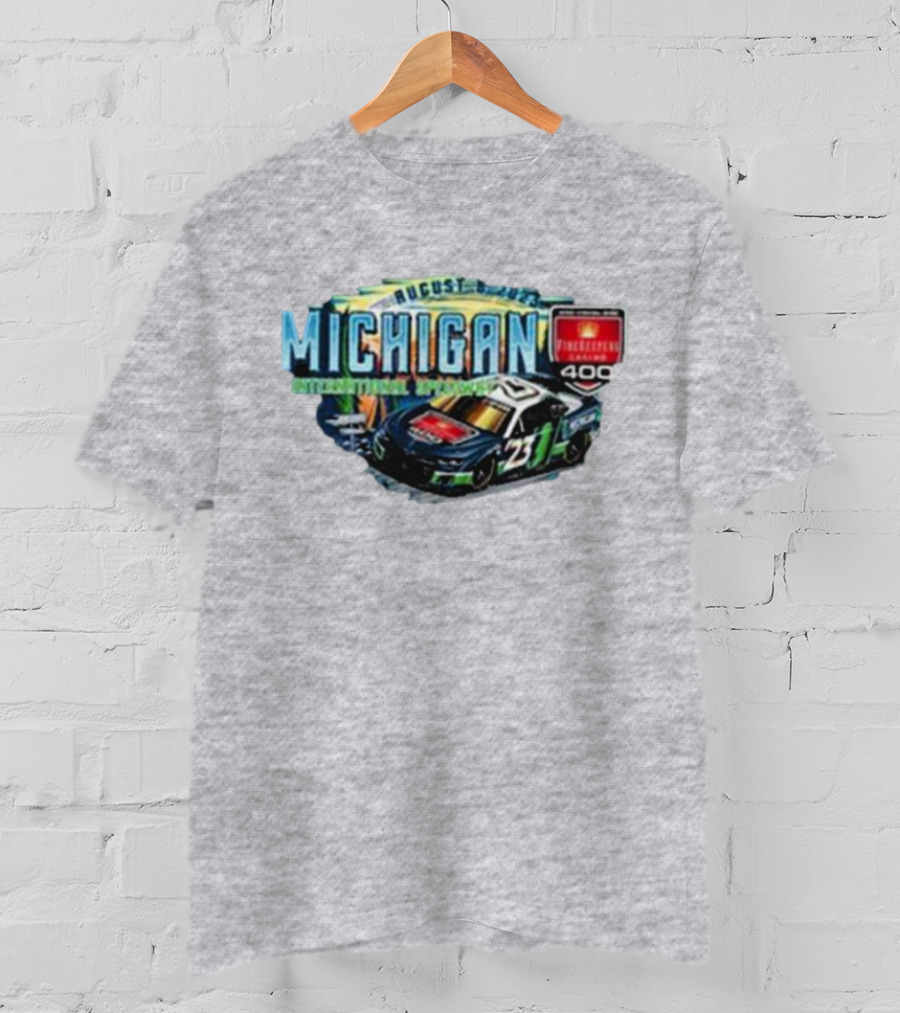 August Michigan International Speedway FireKeepers Casino 400 Race Car 23 T-Shirt