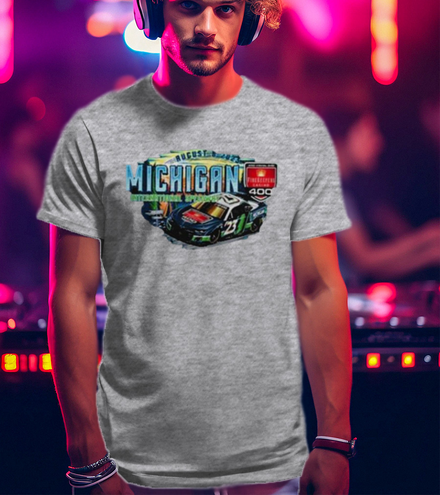 August Michigan International Speedway FireKeepers Casino 400 Race Car 23 T-Shirt