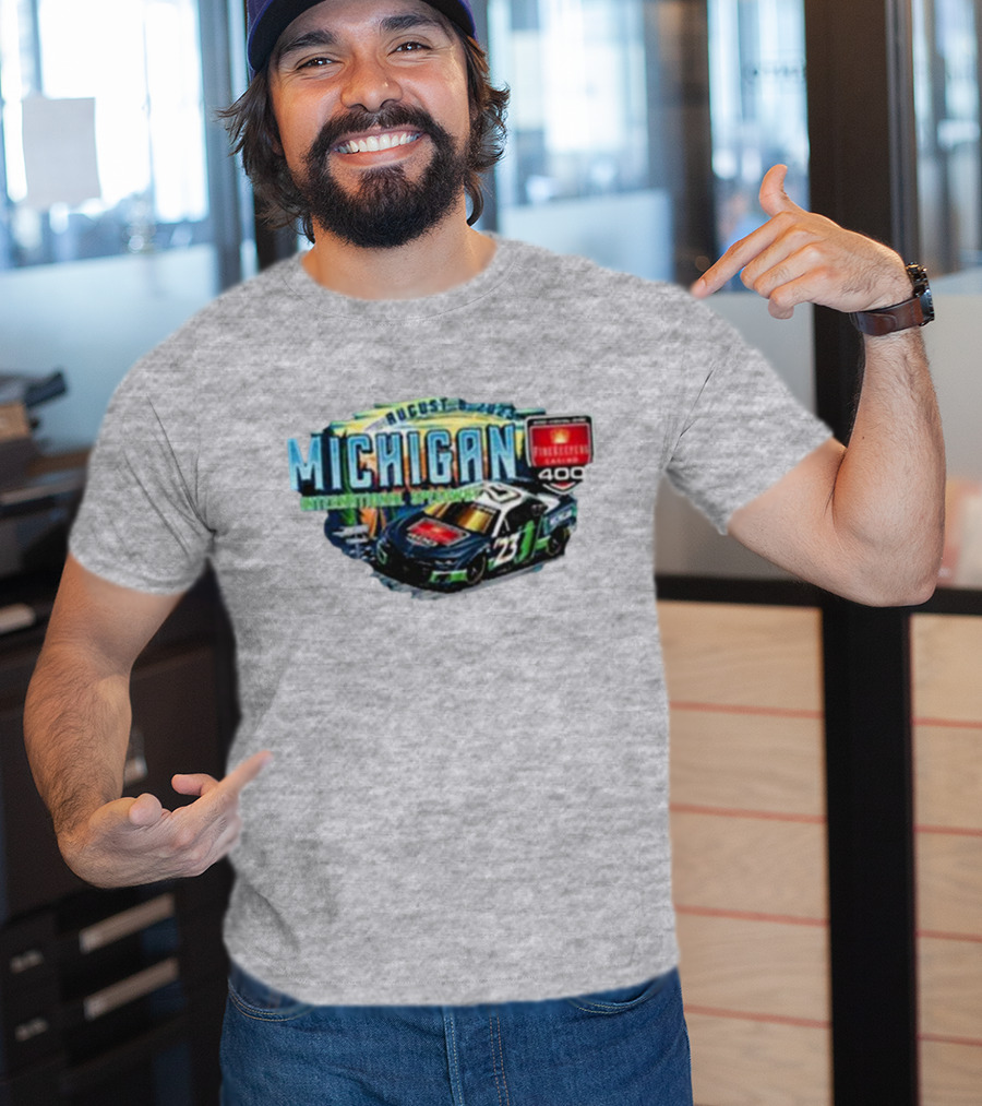 August Michigan International Speedway FireKeepers Casino 400 Race Car 23 T-Shirt