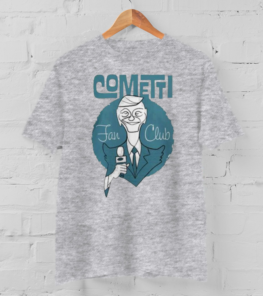 Cometti Fan Club Cartoon Microphone T-Shirt