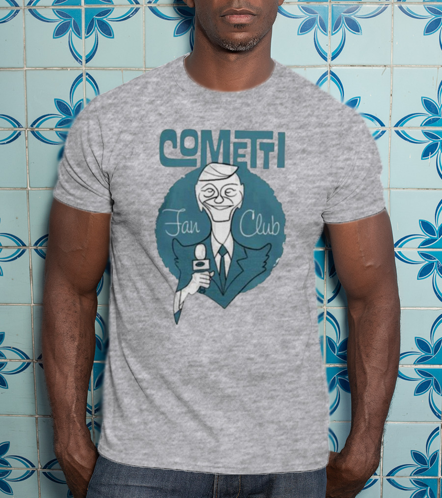 Cometti Fan Club Cartoon Microphone T-Shirt