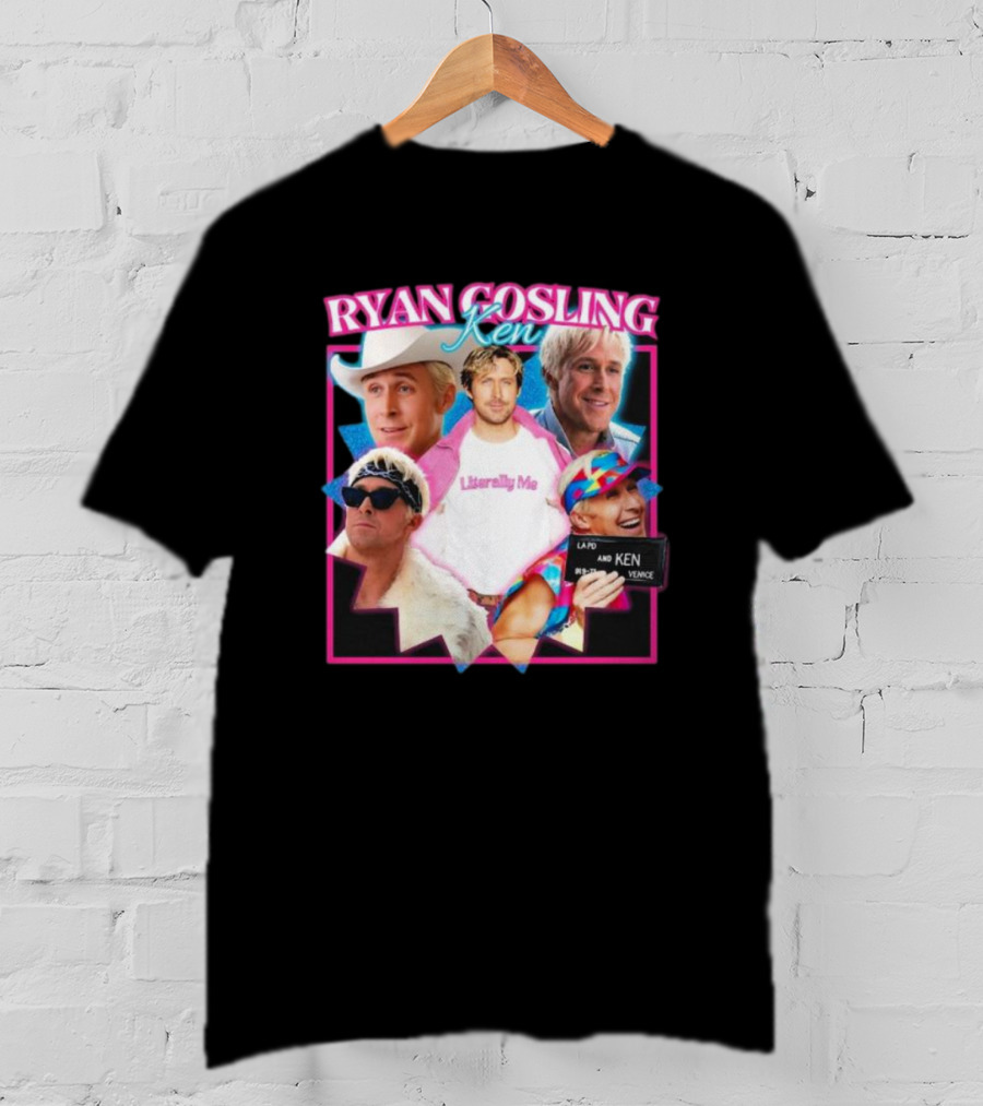 Ryan Gosling Ken Literally Me Ken Barbie Movie LAPD Ken Venice T-Shirt