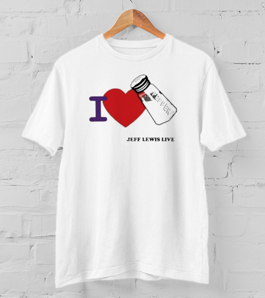 I Love Heart Pepper Icon Jeff Lewis Live T-Shirt