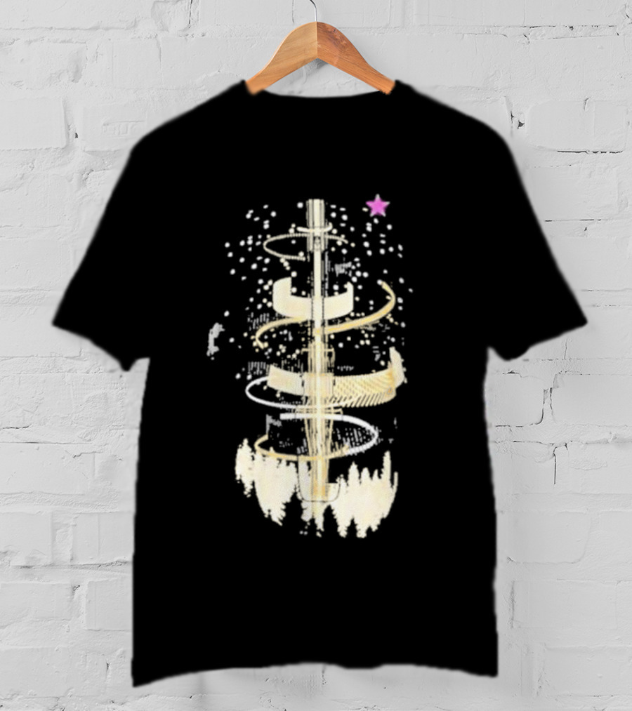 Linus Screwdriver Surrounded By Cosmic Spiral And Purple Star T-Shirt