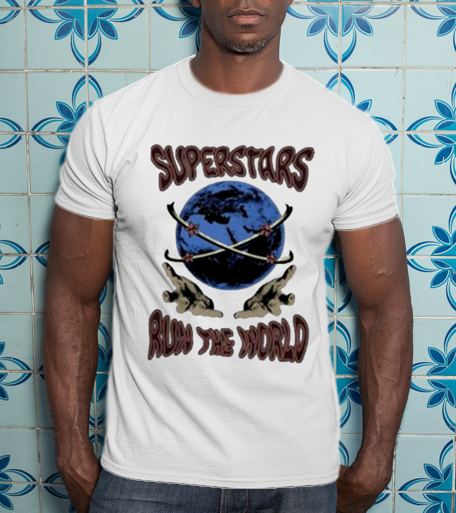 Superstars Run The World Planet T-Shirt