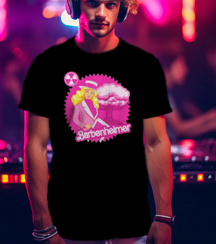 Barbenheimer Boom Pink Atomic Fashion Explosion T-Shirt