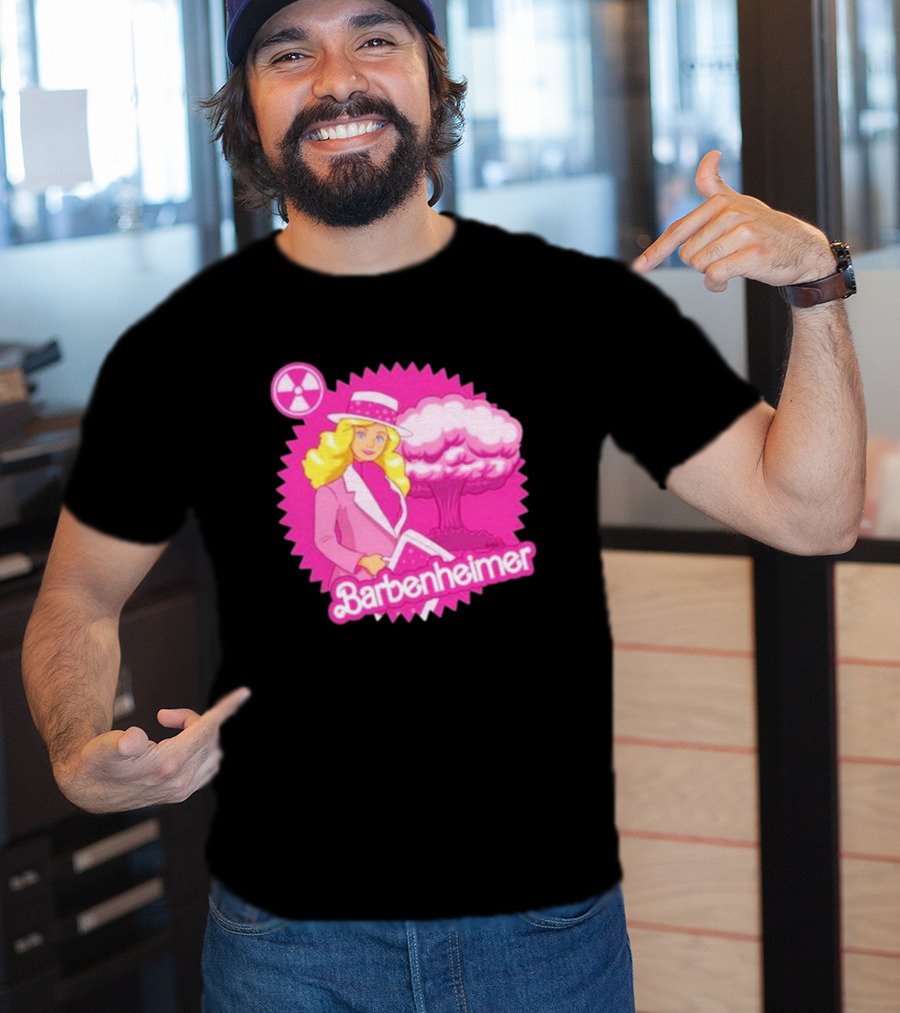 Barbenheimer Boom Pink Atomic Fashion Explosion T-Shirt