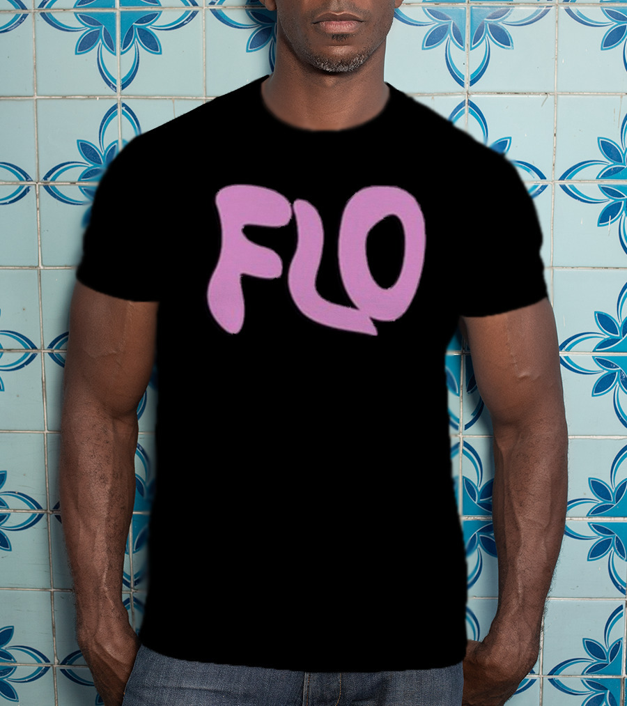 Jimmy Wearing Flo Vintage Style Pink T-Shirt