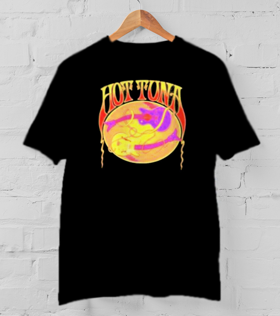 Hot Tuna Vintage Psychedelic Guitar T-Shirt