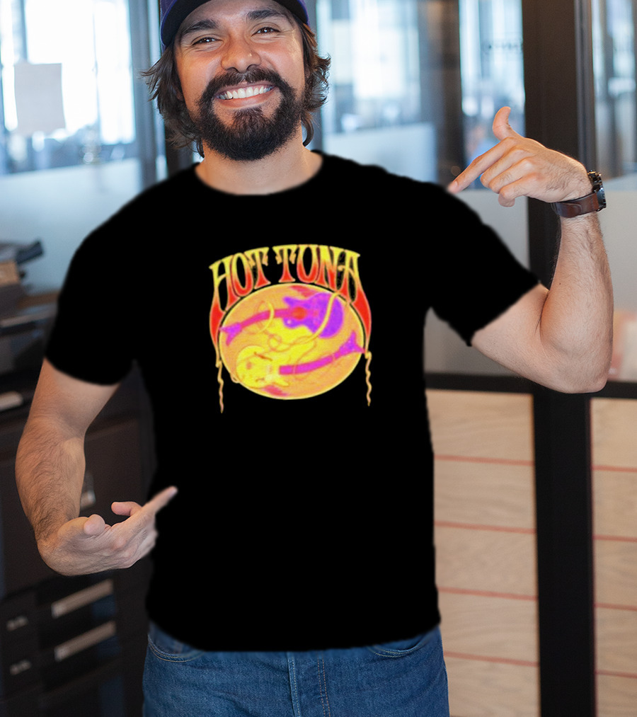 Hot Tuna Vintage Psychedelic Guitar T-Shirt