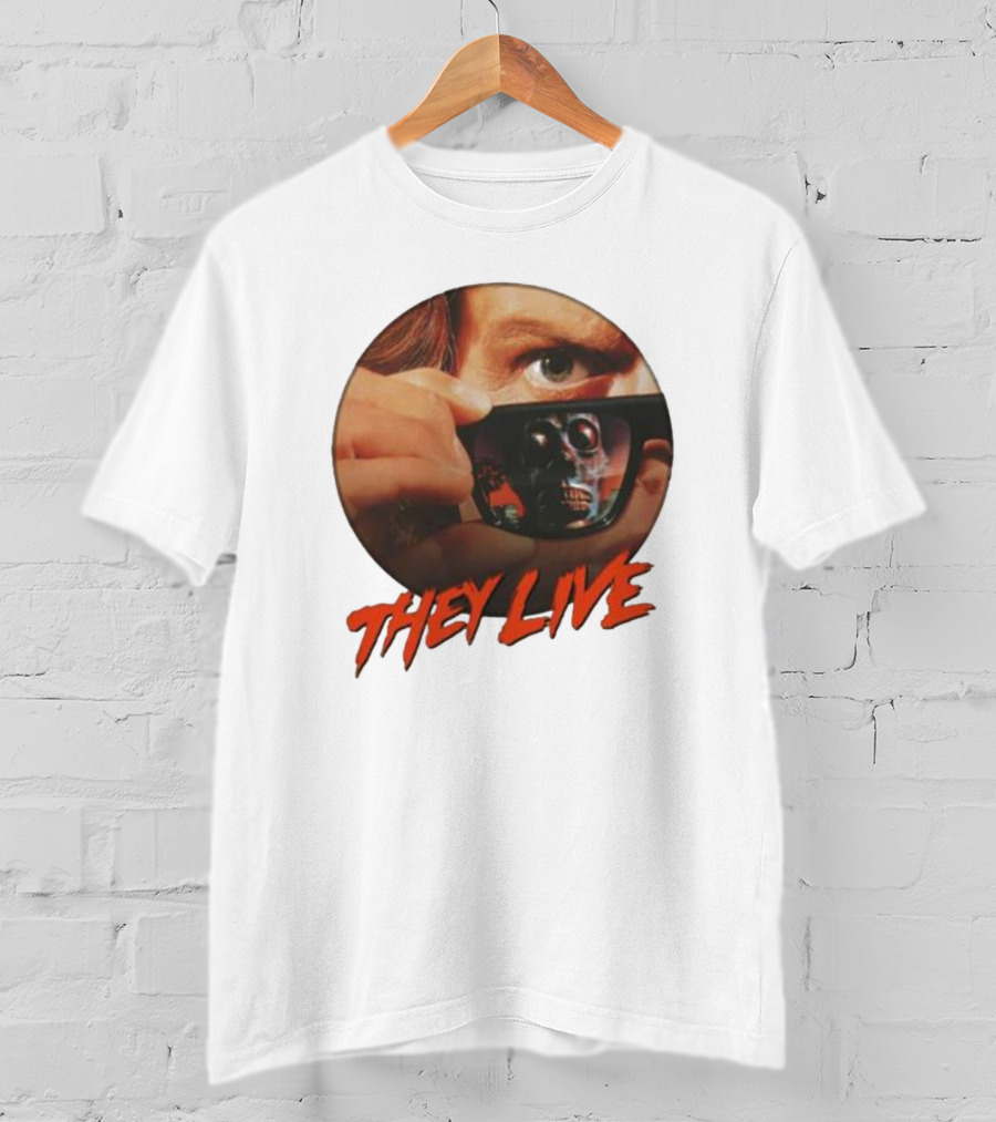 They Live Alien Sunglasses Meme Comedy T-Shirt
