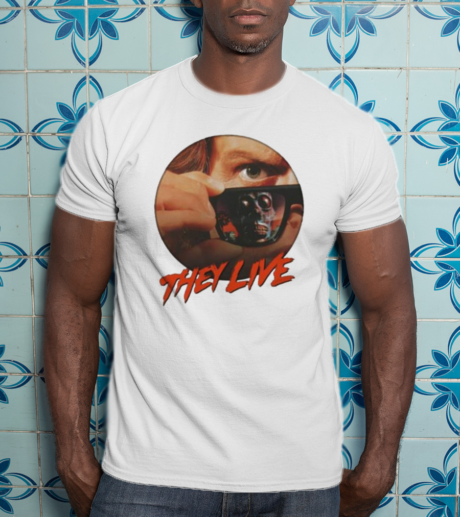 They Live Alien Sunglasses Meme Comedy T-Shirt