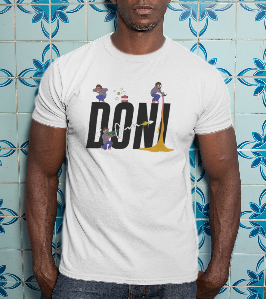 Doni Bobes Mischief Explosive Fun Prankster Antics T-Shirt
