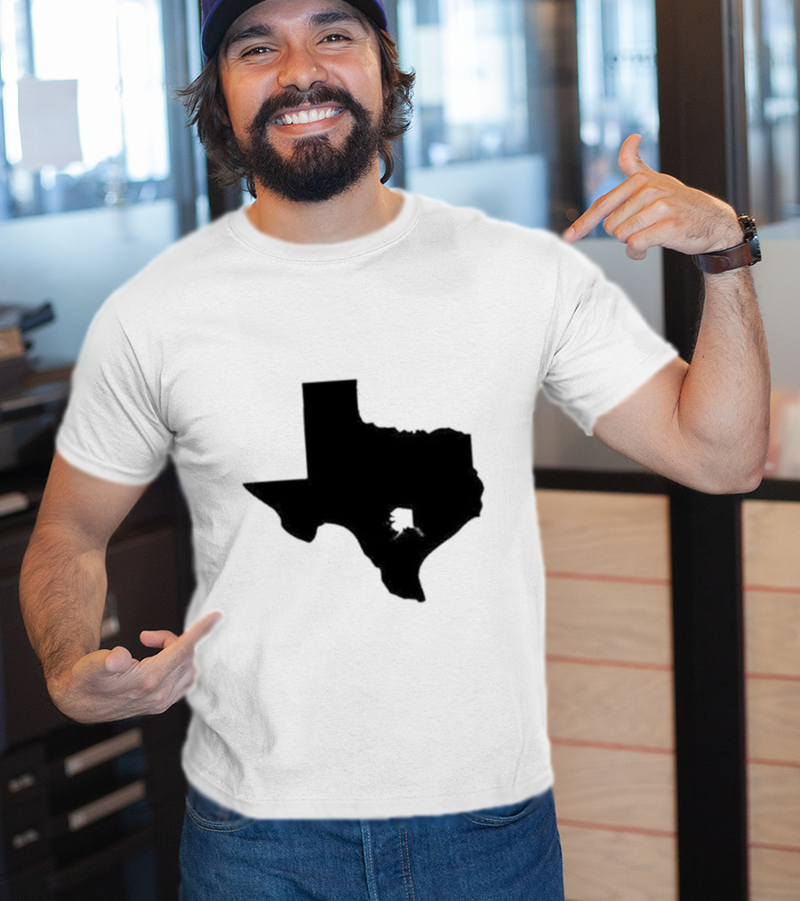 Many People Don’t Realize How Small Alaska Really Is When The Image Is Not To Scale Texas Silhouette Comparison T-Shirt